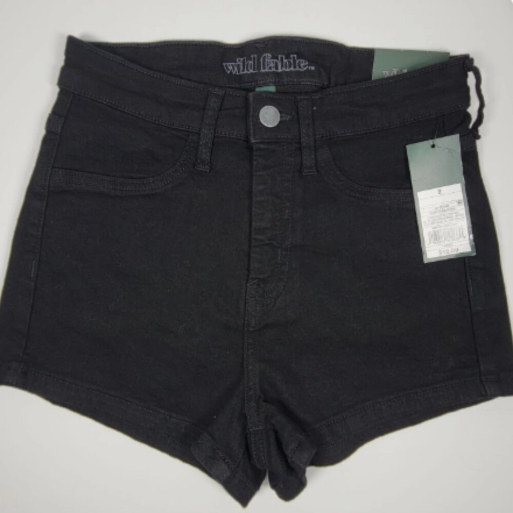 Wild Fable High-Rise Black Jean Shorts | Women’s Size 4, 6